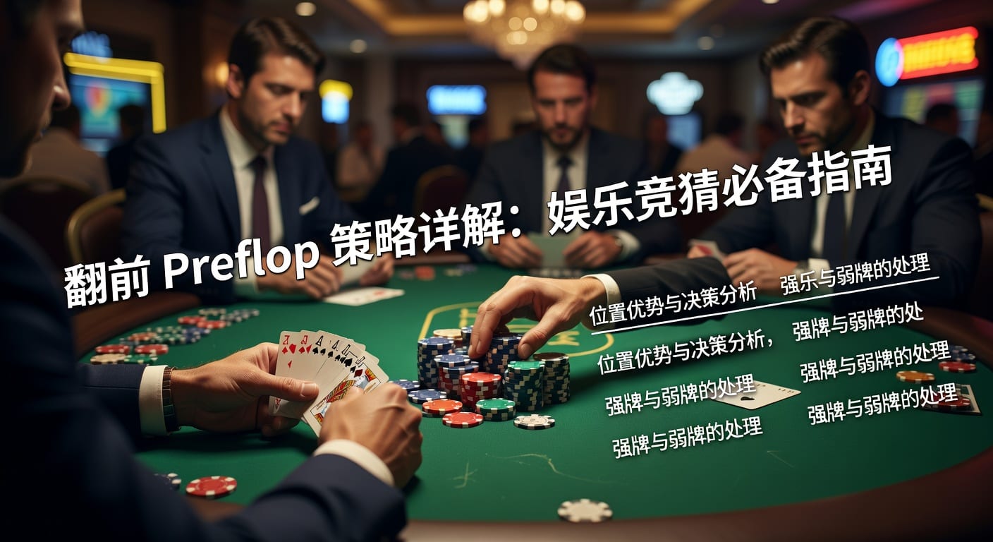 翻前 preflop 实战指南：入局、加注与范围判断
