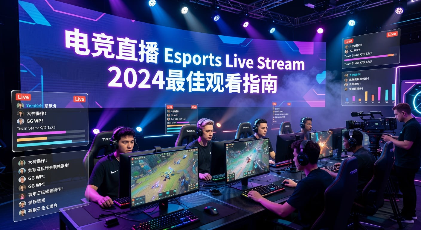 电竞直播 Esports Live Stream：观看与数据策略